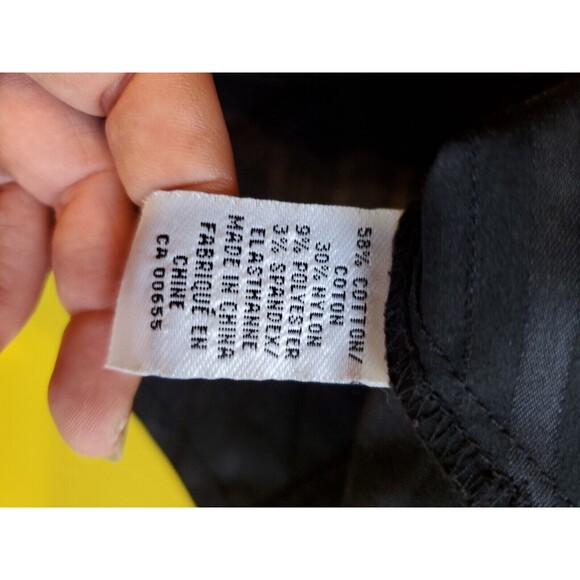 Womens Sz 18 Button Front Dressy 3/4 Sleeve Shinny Subtle Stipes Michel Antoni - Picture 8 of 11